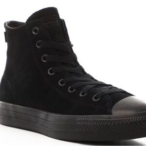 Suede Black High-Top Sneakers Converse All Stars Men 13